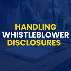 Whistleblowing Disclosures Handling Whistleblowing Disclosures - Specialised HR