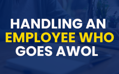 How to handle an employee who goes AWOL in the UK